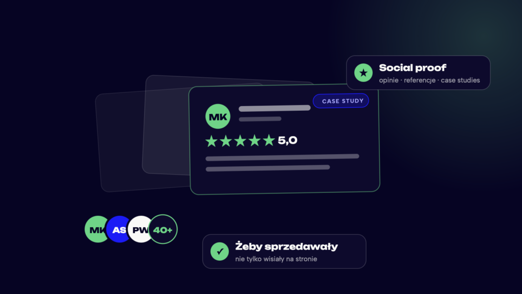 Social proof na stronie — lemmedo.IT